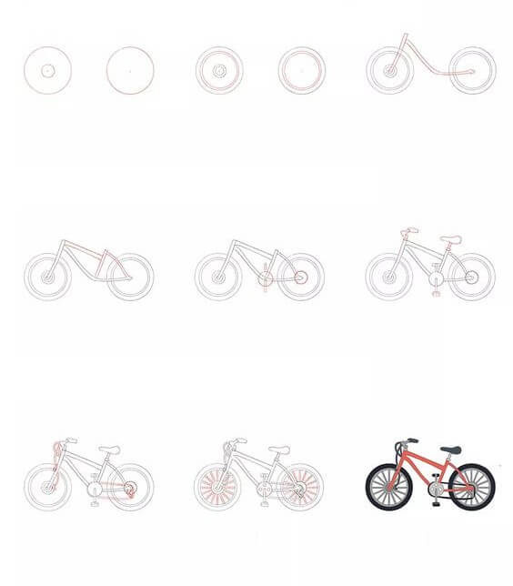 Bicycle idea (32) Drawing Ideas