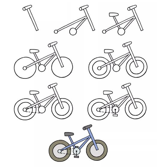 How to draw Bicycle idea (35)