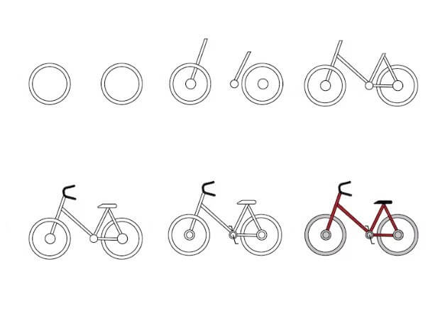 How to draw Bicycle idea (36)