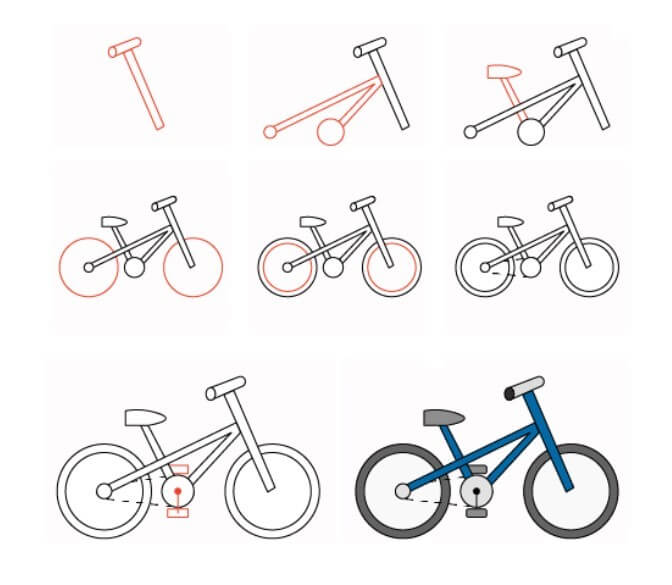 Bicycle idea (38) Drawing Ideas