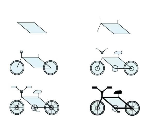 How to draw Bicycle idea (39)