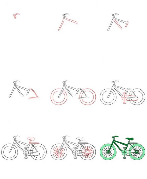 Bicycle Drawing Ideas