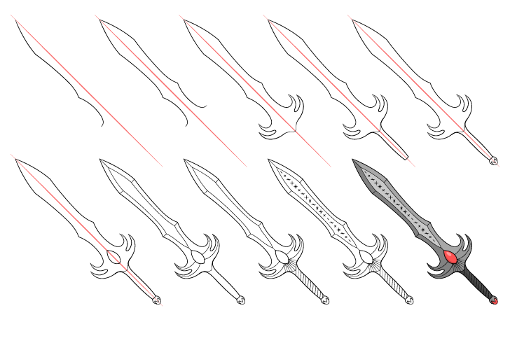 Big sword (3) Drawing Ideas