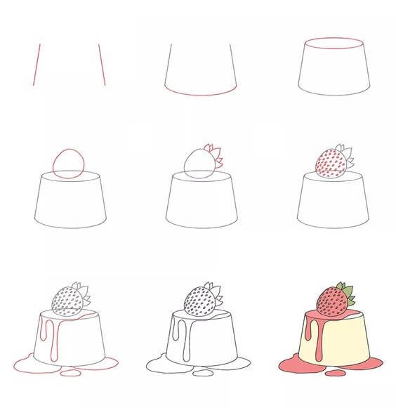 How to draw Birthday cake idea (20)