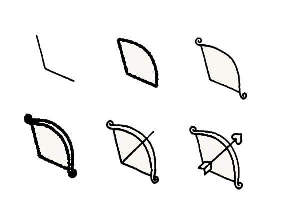 Bow and arrow (16) Drawing Ideas