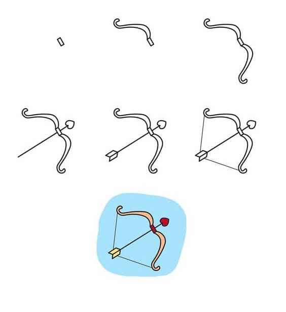 Bow and arrow (6) Drawing Ideas