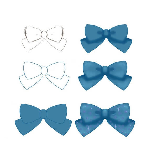 bow tie idea (18) Drawing Ideas