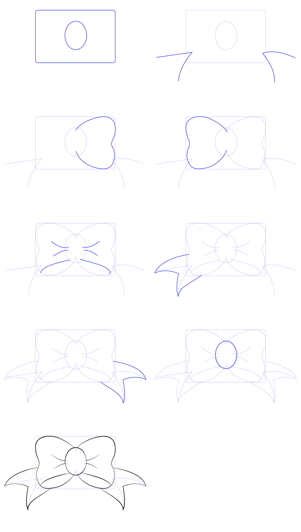 How to draw bow tie idea (29)