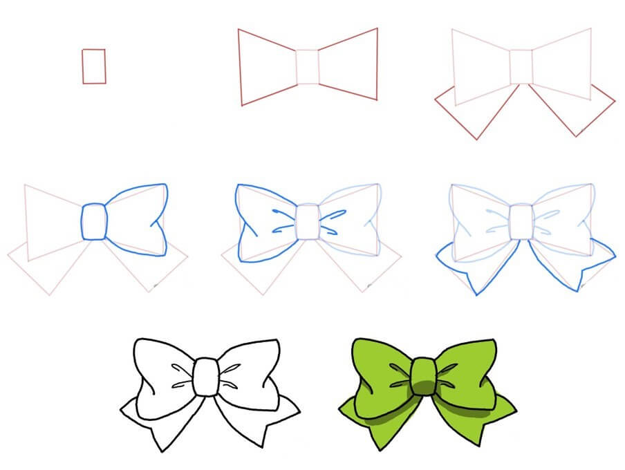 bow tie idea (30) Drawing Ideas