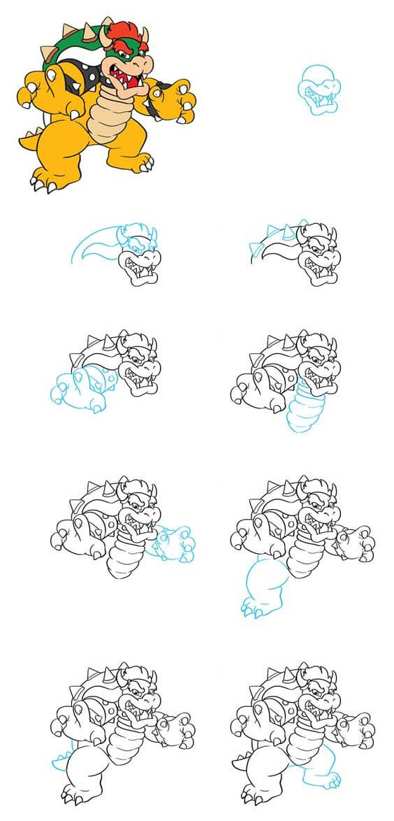 Bowser idea (1) Drawing Ideas