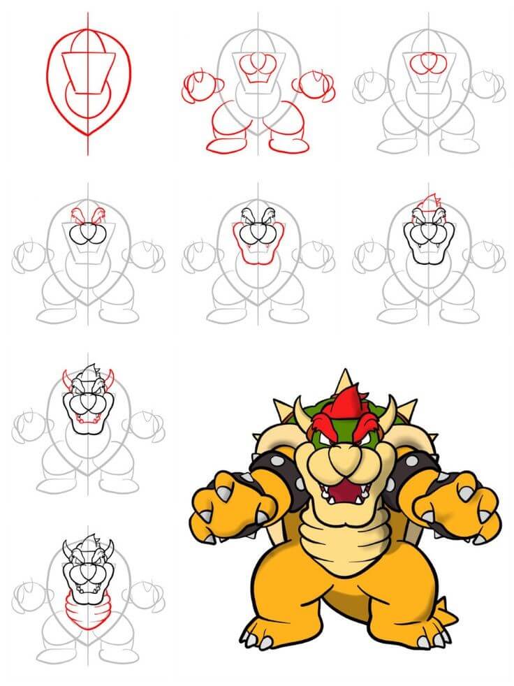 Bowser idea (2) Drawing Ideas