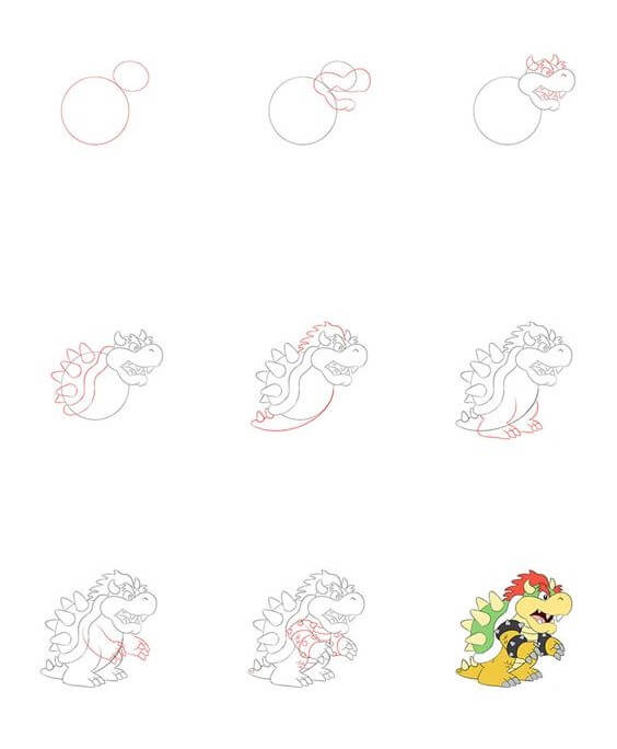 Bowser idea (3) Drawing Ideas