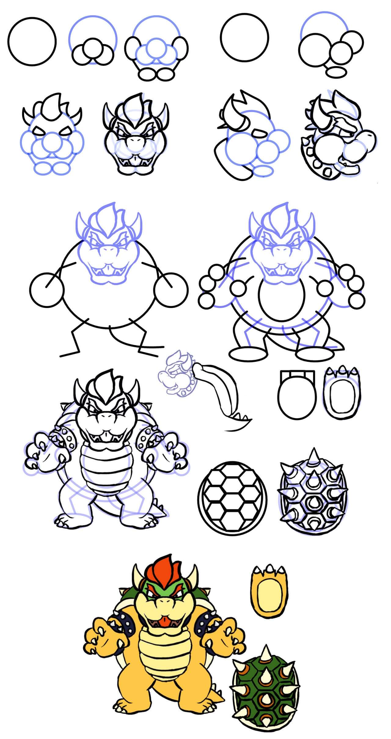 Bowser idea (6) Drawing Ideas