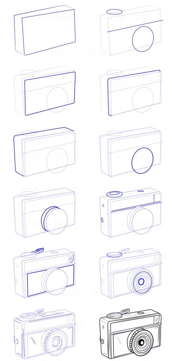 How to draw Camera idea (16)