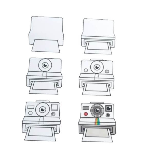 How to draw Camera idea (8)