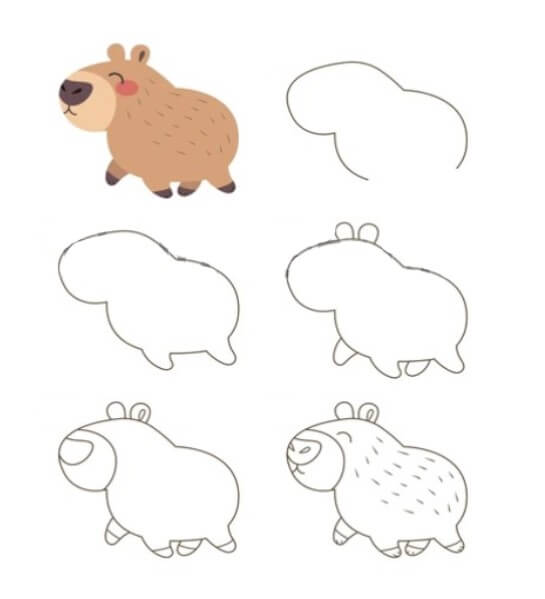 Capybara idea (12) Drawing Ideas