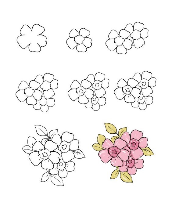 Cherry blossoms idea (1) Drawing Ideas