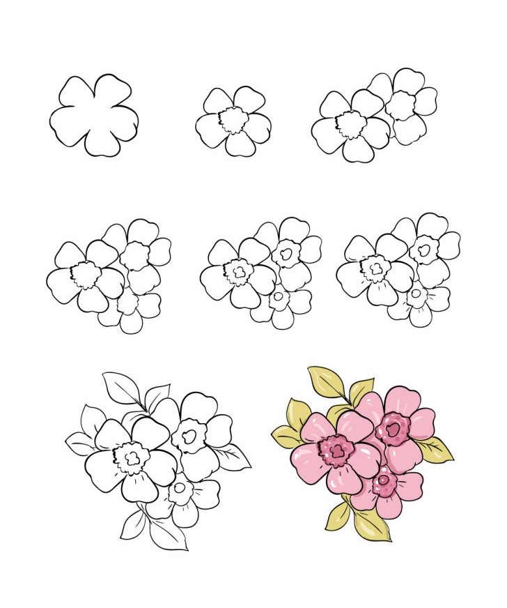 Cherry blossoms idea (19) Drawing Ideas