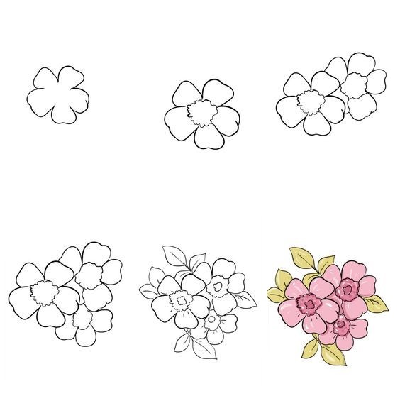 Cherry blossoms idea (7) Drawing Ideas