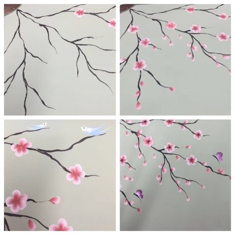 Cherry blossoms idea (9) Drawing Ideas