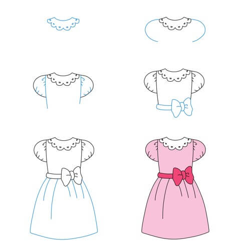 Children dress (3) Drawing Ideas