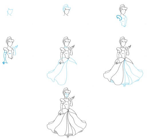 Cinderella idea (10) Drawing Ideas