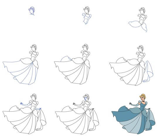 Cinderella idea (13) Drawing Ideas