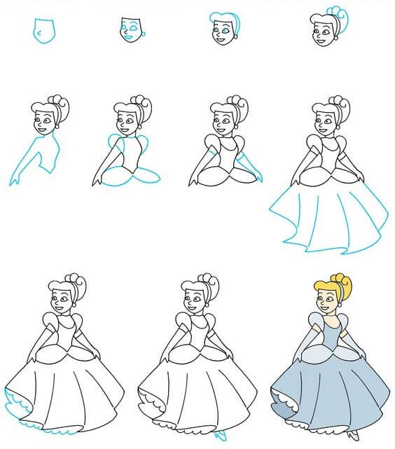 Cinderella idea (2) Drawing Ideas