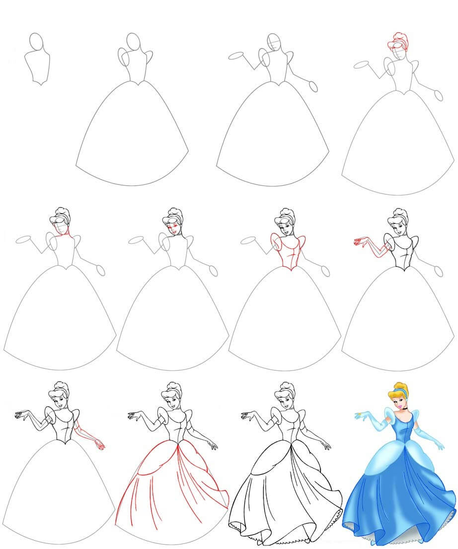 Cinderella idea (8) Drawing Ideas