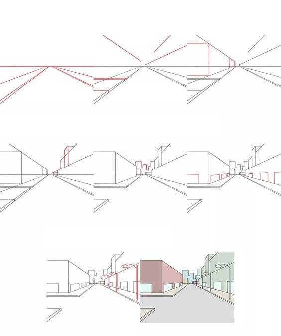 How to draw City idea (16)