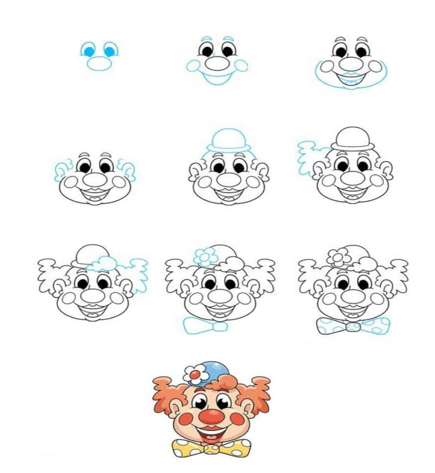 Clown idea (6) Drawing Ideas