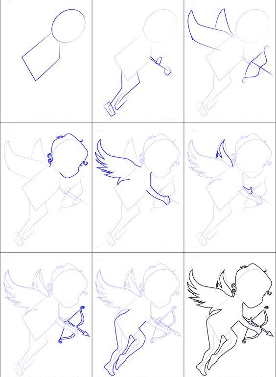 Cupid (2) Drawing Ideas