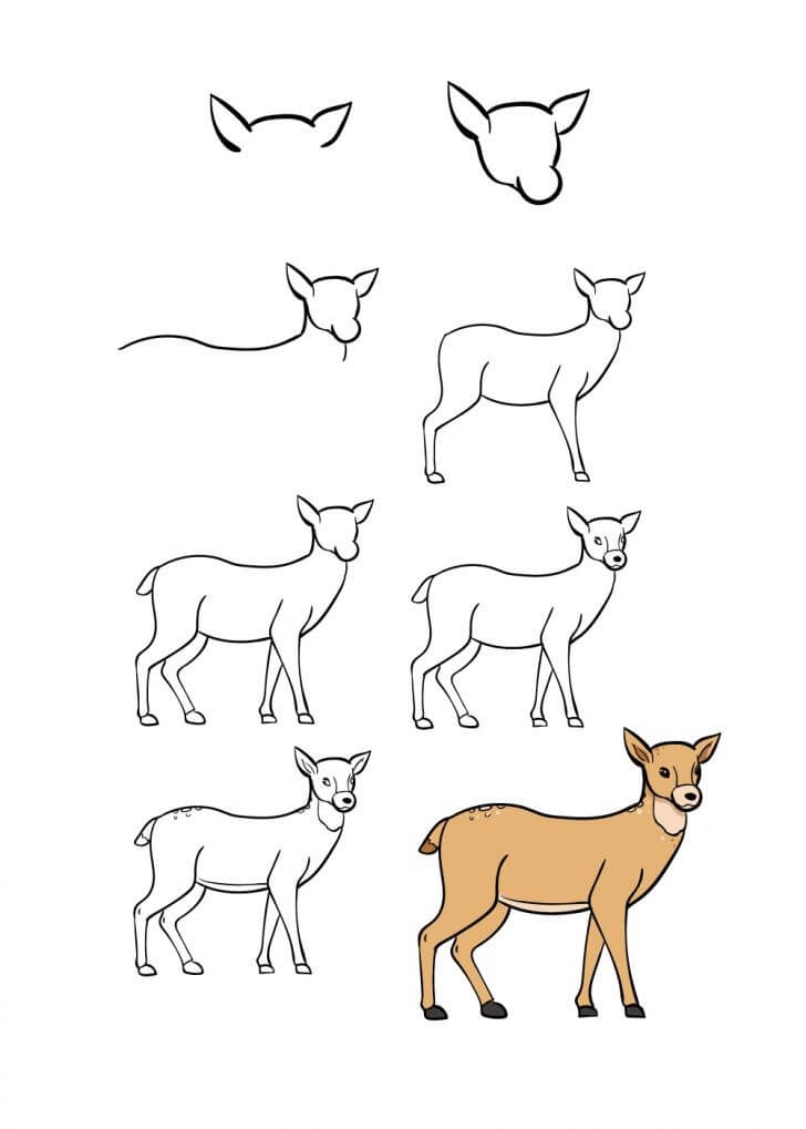 Deer idea (1) Drawing Ideas