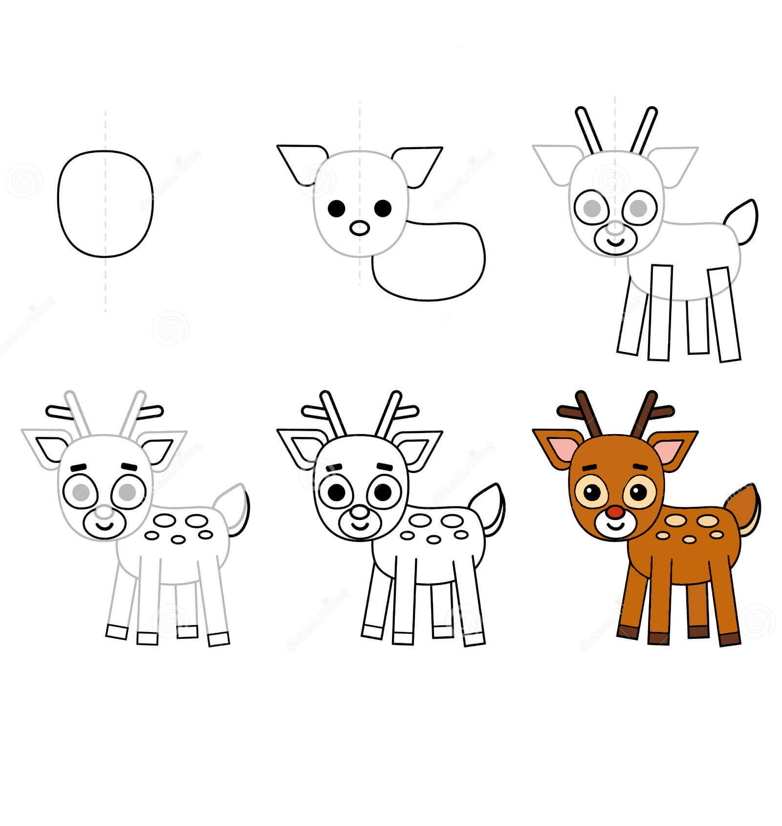 Deer idea (13) Drawing Ideas