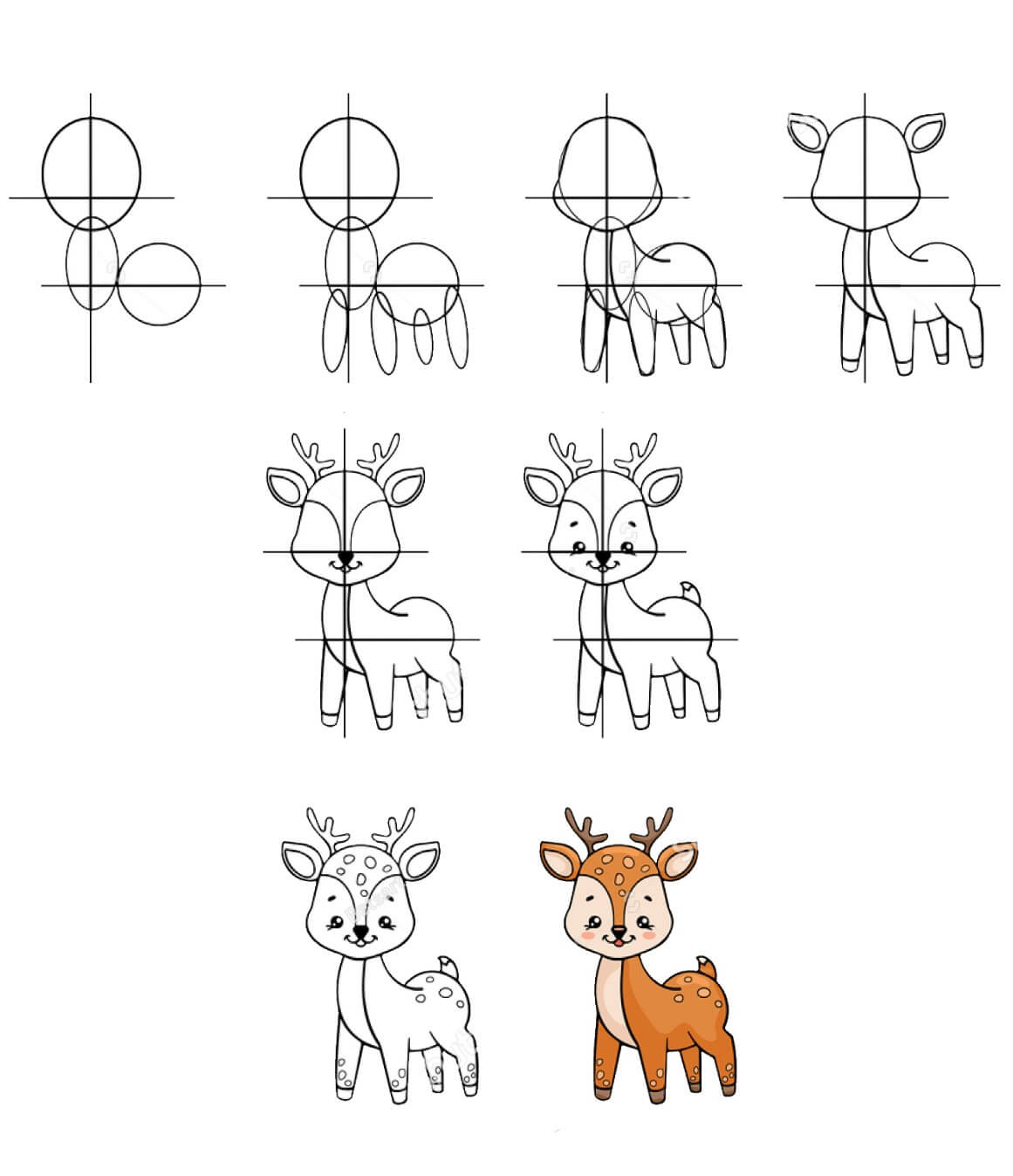 Deer idea (16) Drawing Ideas