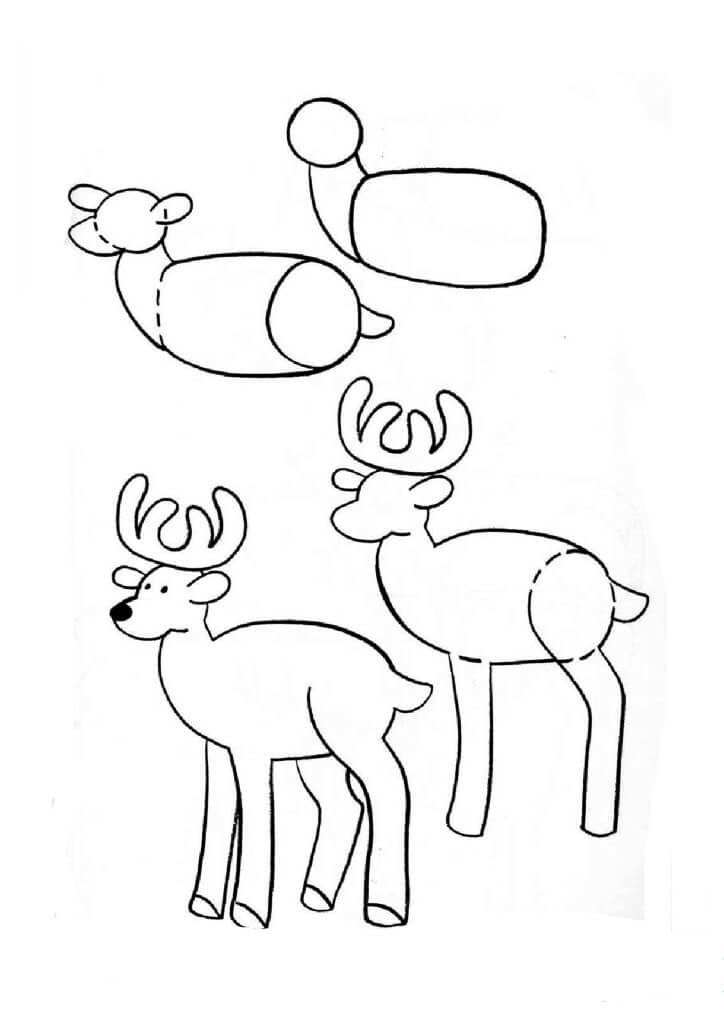 Deer idea (20) Drawing Ideas