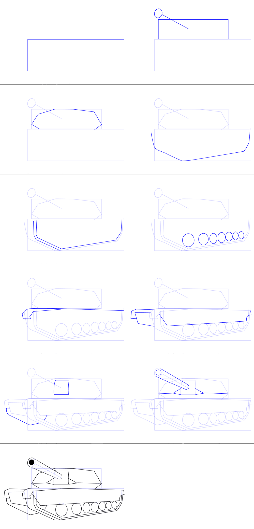 Drawing a simple tank Drawing Ideas