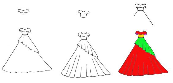 Dress idea (10) Drawing Ideas