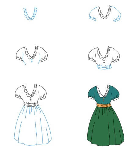 Dress idea (12) Drawing Ideas