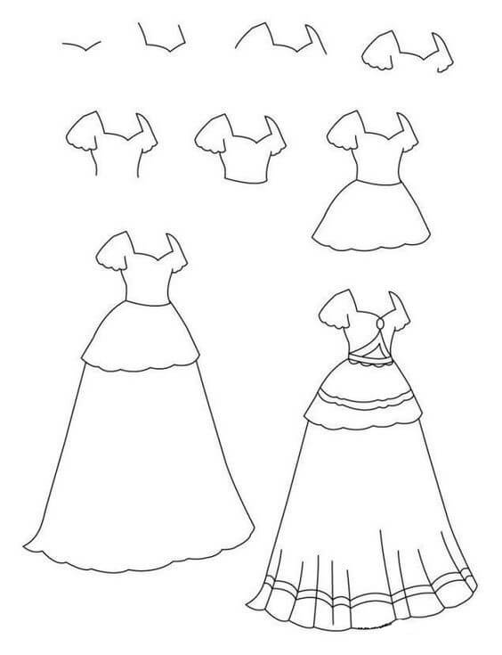 Dress idea (15) Drawing Ideas