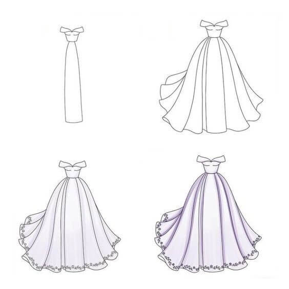 How to draw Dress idea (16)