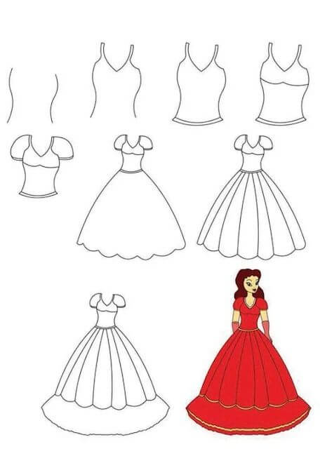 Dress idea (17) Drawing Ideas