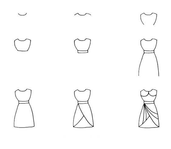 How to draw Dress idea (18)