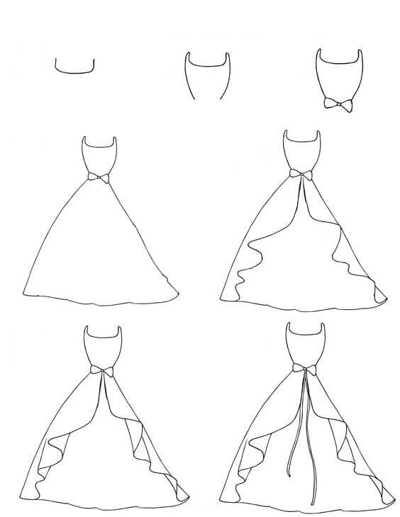 How to draw Dress idea (21)