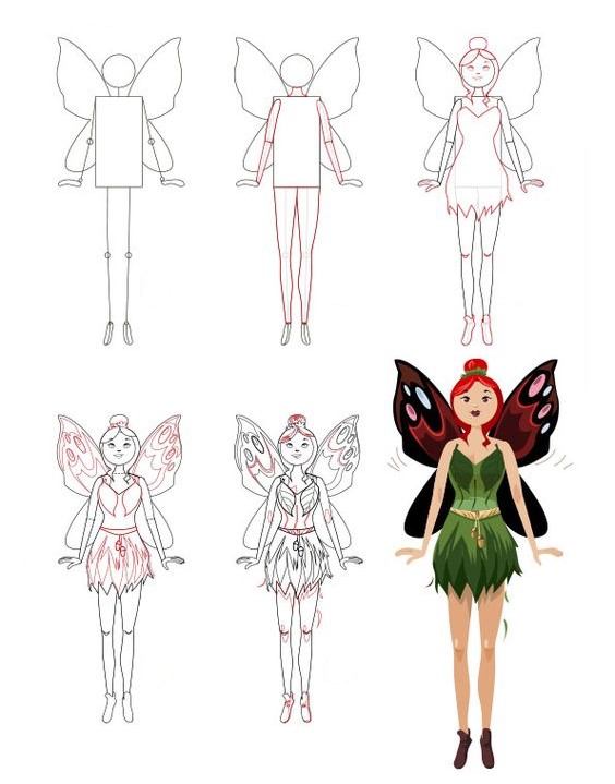 Fairy idea (17) Drawing Ideas