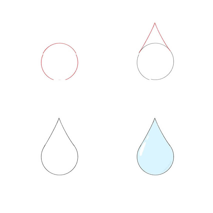 How to draw Falling water (2)