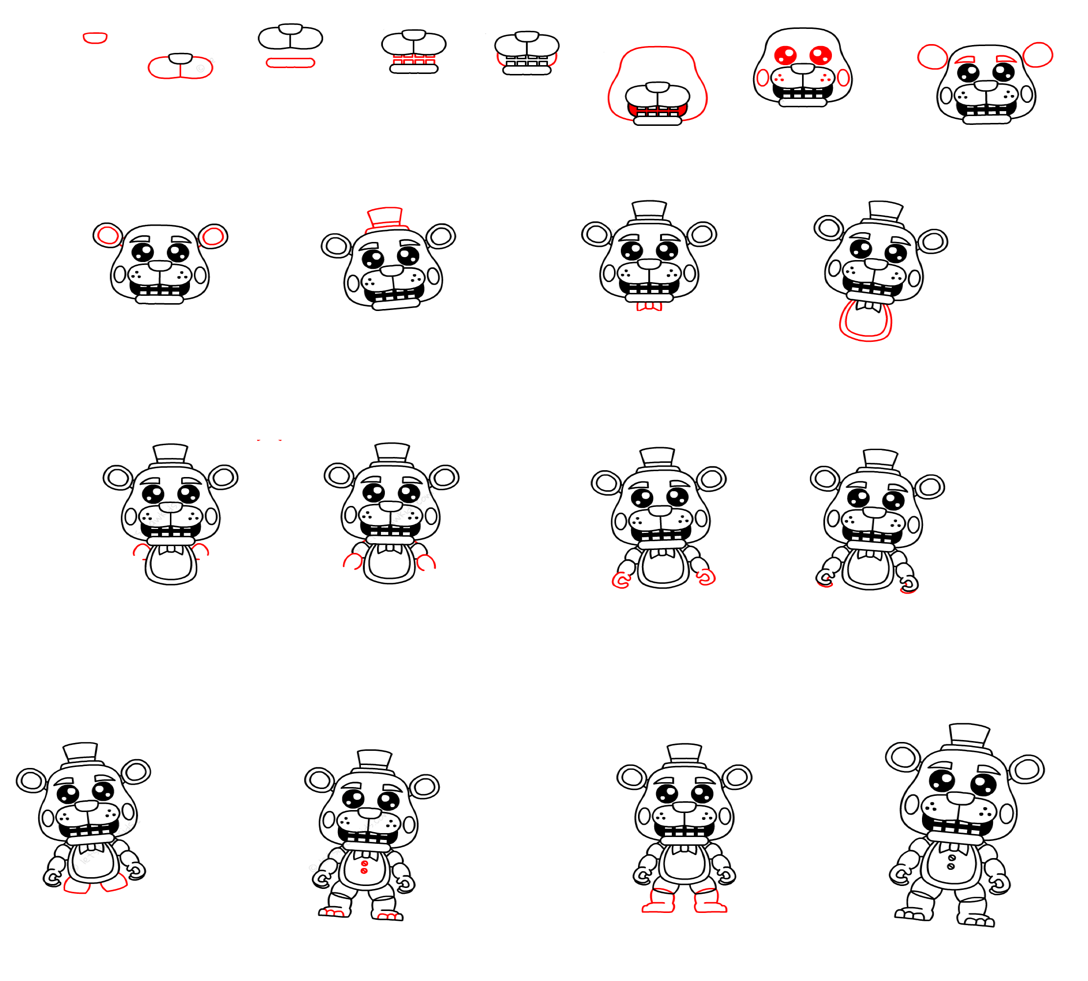 Five Nights at Freddy's drawing simple Drawing Ideas
