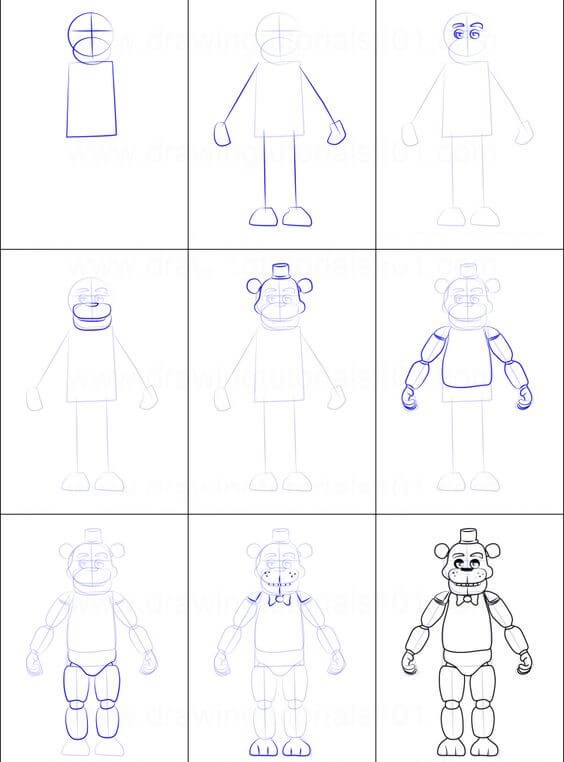 Five Nights at Freddy's idea (10) Drawing Ideas