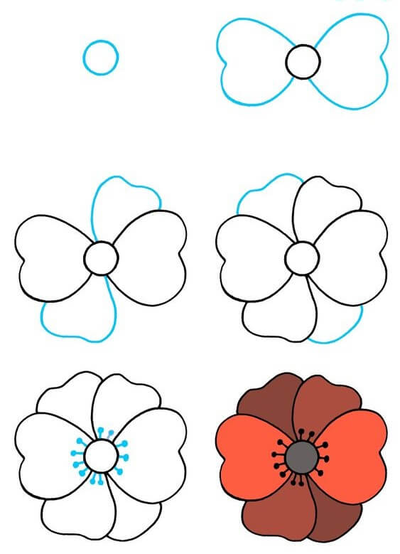 Flower idea (10) Drawing Ideas