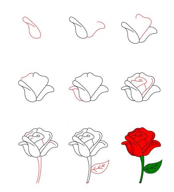 Flower idea (16) Drawing Ideas